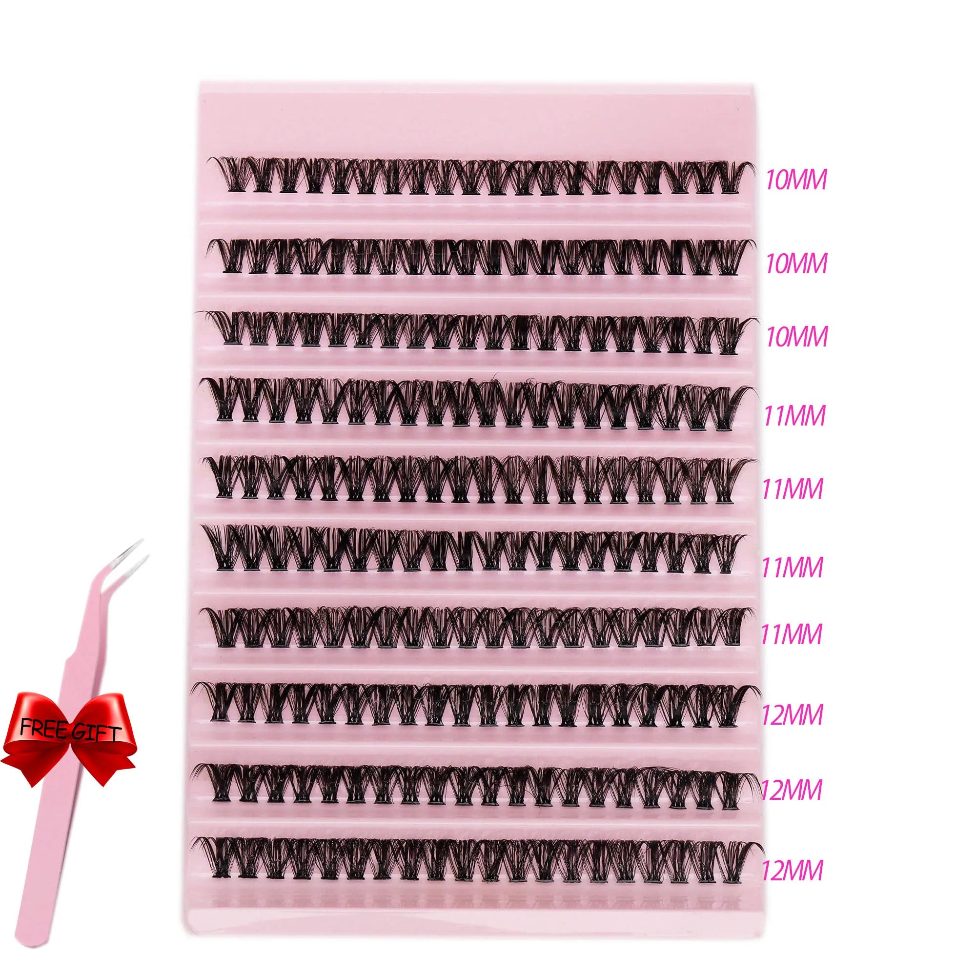 DIY Clusters Eyelash Extension Winged Individual Lashes Volume False Eyelashes Natural Segmented Eyelash Bundles Makeup Tools
