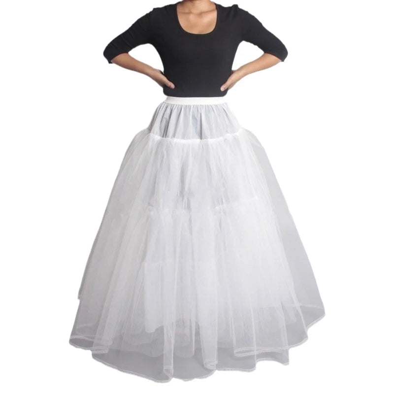 Petticoat Crinoline Slips Hoop Skirt Vintage Underskirt for Gown Dress