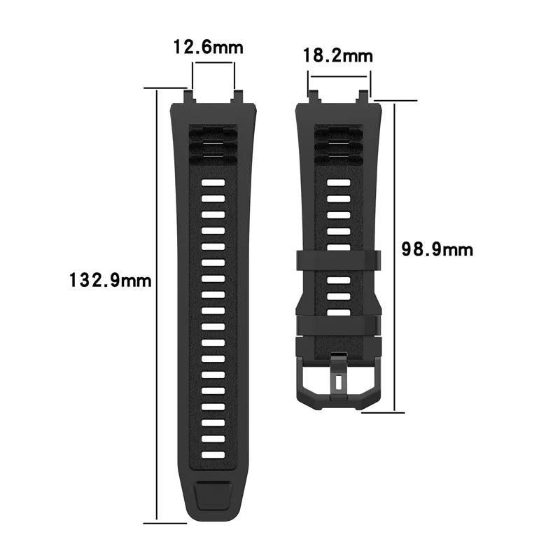 Silicone Strap For AMAZFIT T-Rex 2 Official Replacement Strap With Tool For Huami Amazfit T-Rex2 Official Replacement Strap