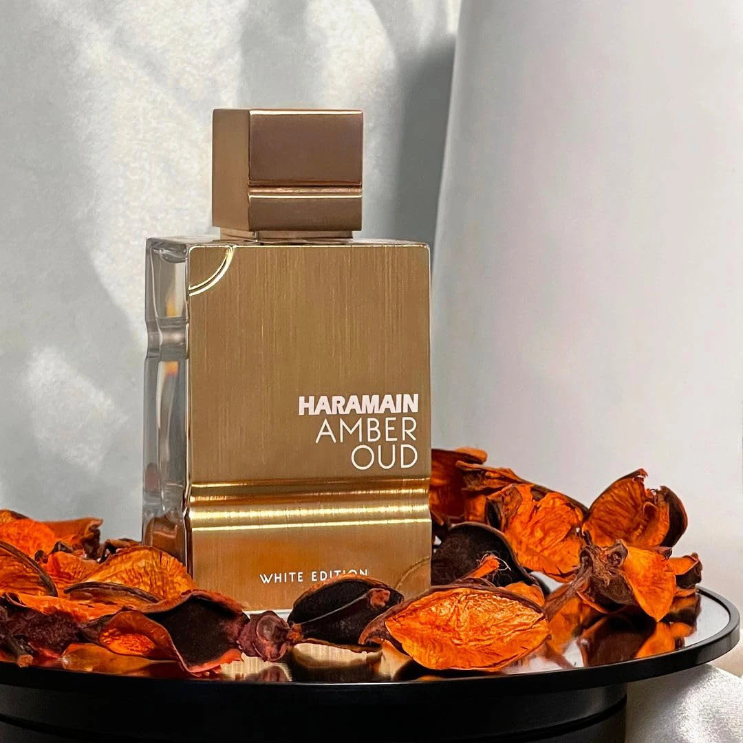 AL HARAMAIN Amber Oud White Edition EDP 60ml 2.0oz Eau de Parfum Medium Intensity Perfume for Men and Women