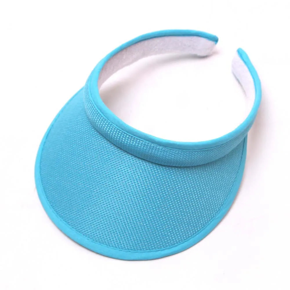 Fashion Simple Topless Hat Lady Outdoor Sunscreen UV Big Brim Sun Sports Visor Hat Running Caps Tennis Parent-child Beach Hat