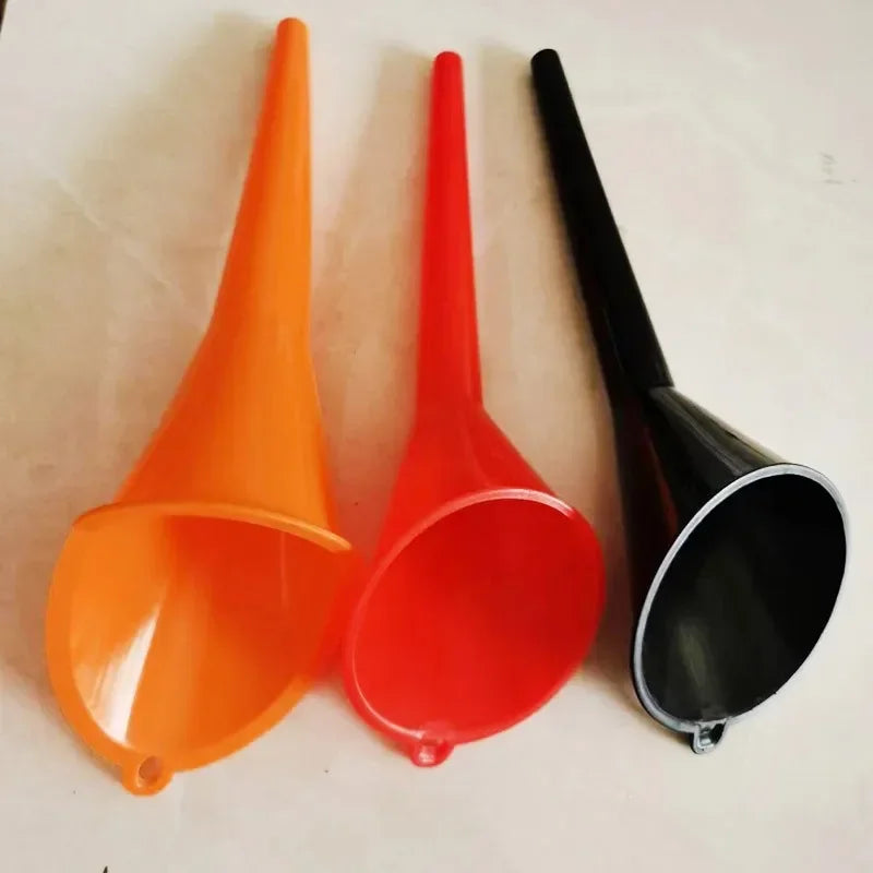 Car Long Stem Funnel Oil Fuel Filling Tools Anti-splash Plastic Oil Funnel Motorcycle Refueling Tools Auto Accessories