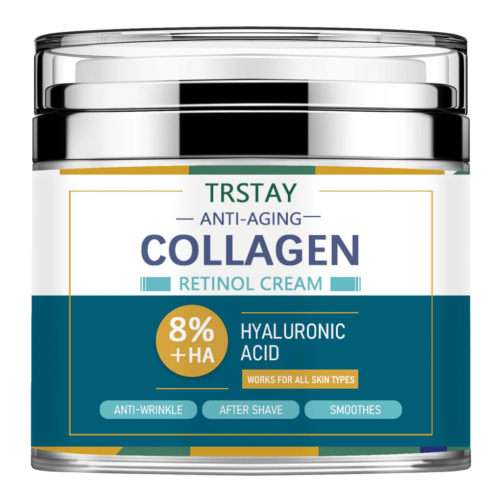Mens Face Cream Moisturizer with 8% Hyaluronic Acid Collagen,one or two pumps is enough to dab on cheeks,forehead,and chin and g