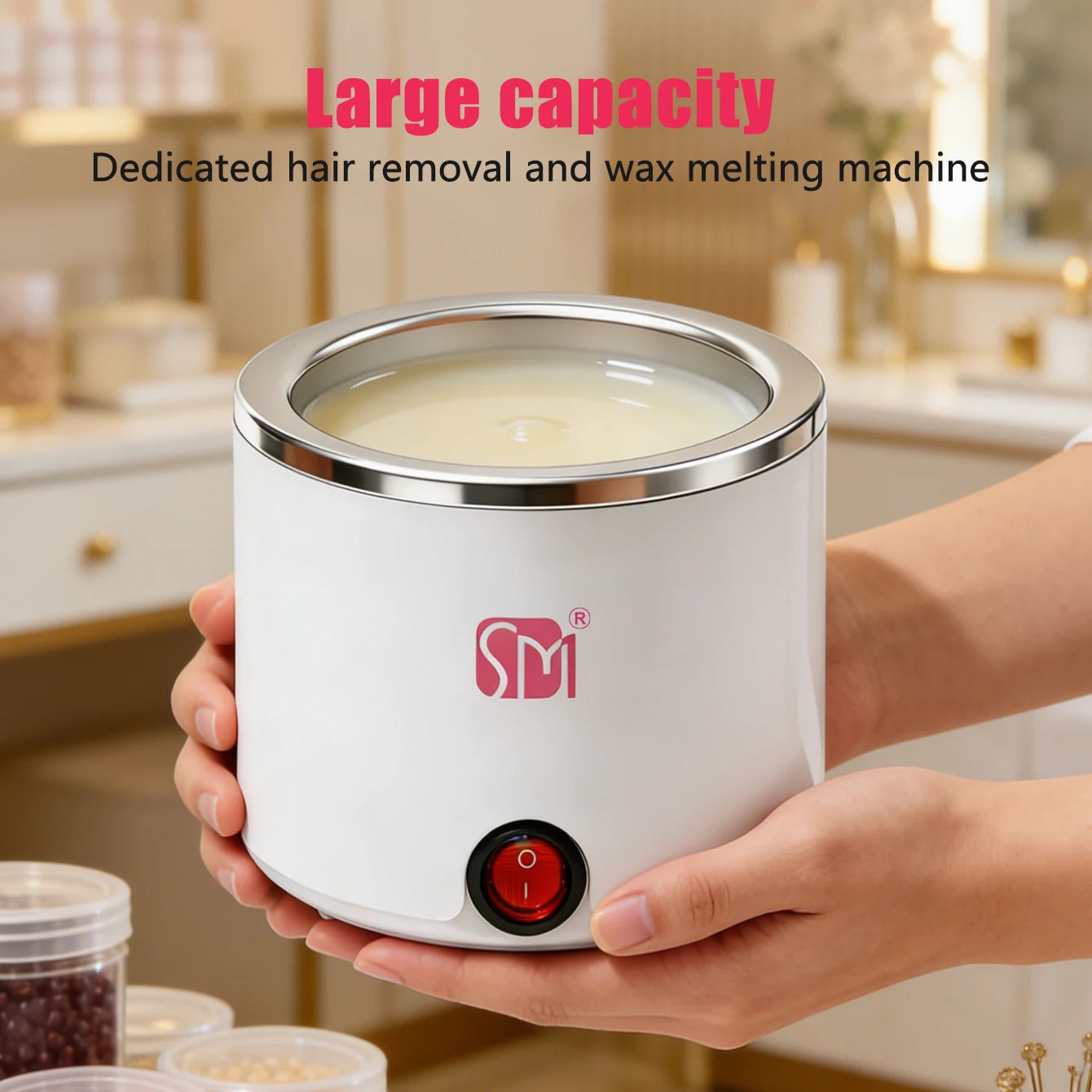 Professional Electric Wax Warmer Heater for Hard Wax Beans Paraffin Candle Depilatory Hair Removal Spa Salon Beauty Equipment