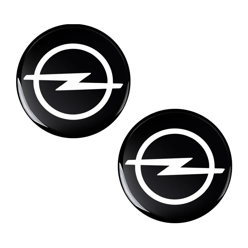 New metal 14mm Opel Car Remote Key Fob Emblem Badge Radio button Sticker Replacement for Astra Mokka Insignia Zafira Corsa Tigra