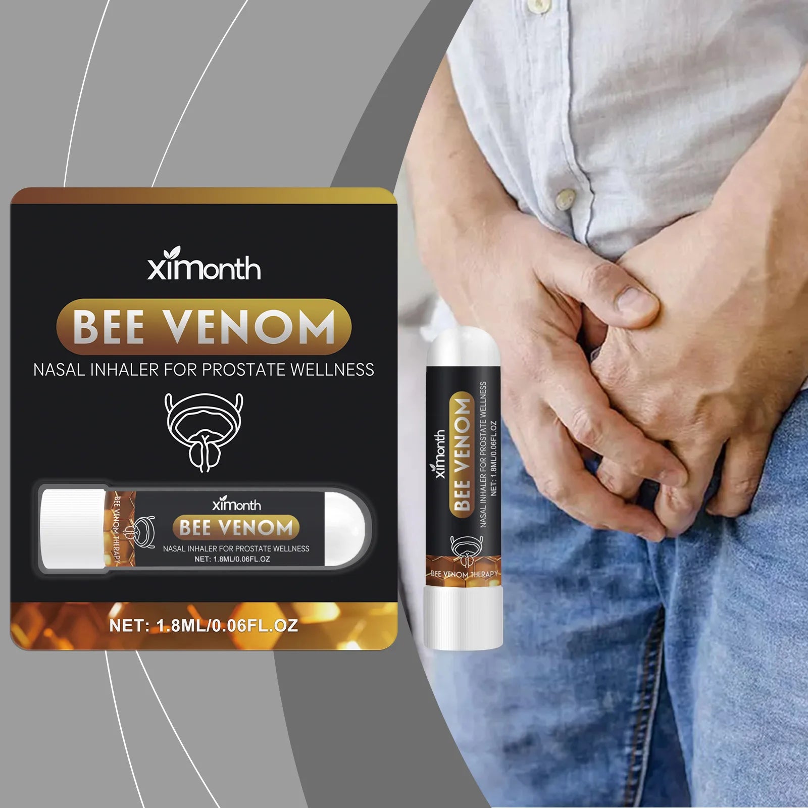 Prostatitis Treatment Nasal Inhaler Cure Urethritis Frequent Urination Kidney Deficiency Relief Nasal Congestion Prostate Health