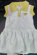 Girls' Sleeveless Pleated Dress – Two Colors
