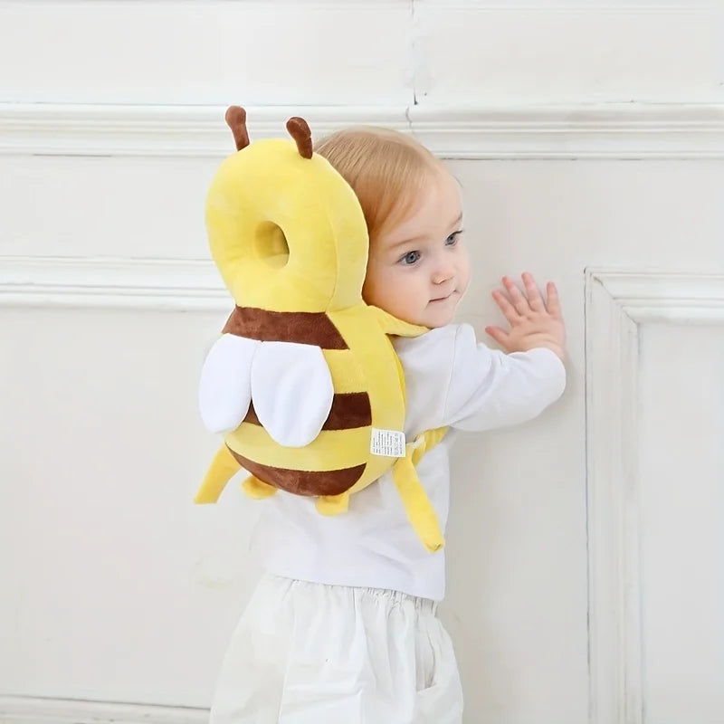 1PC Little Bee Baby Anti-Fall Pillow, Breathable Head Protection for Toddlers, Baby Head Protector, Nursing Pillow for Kids