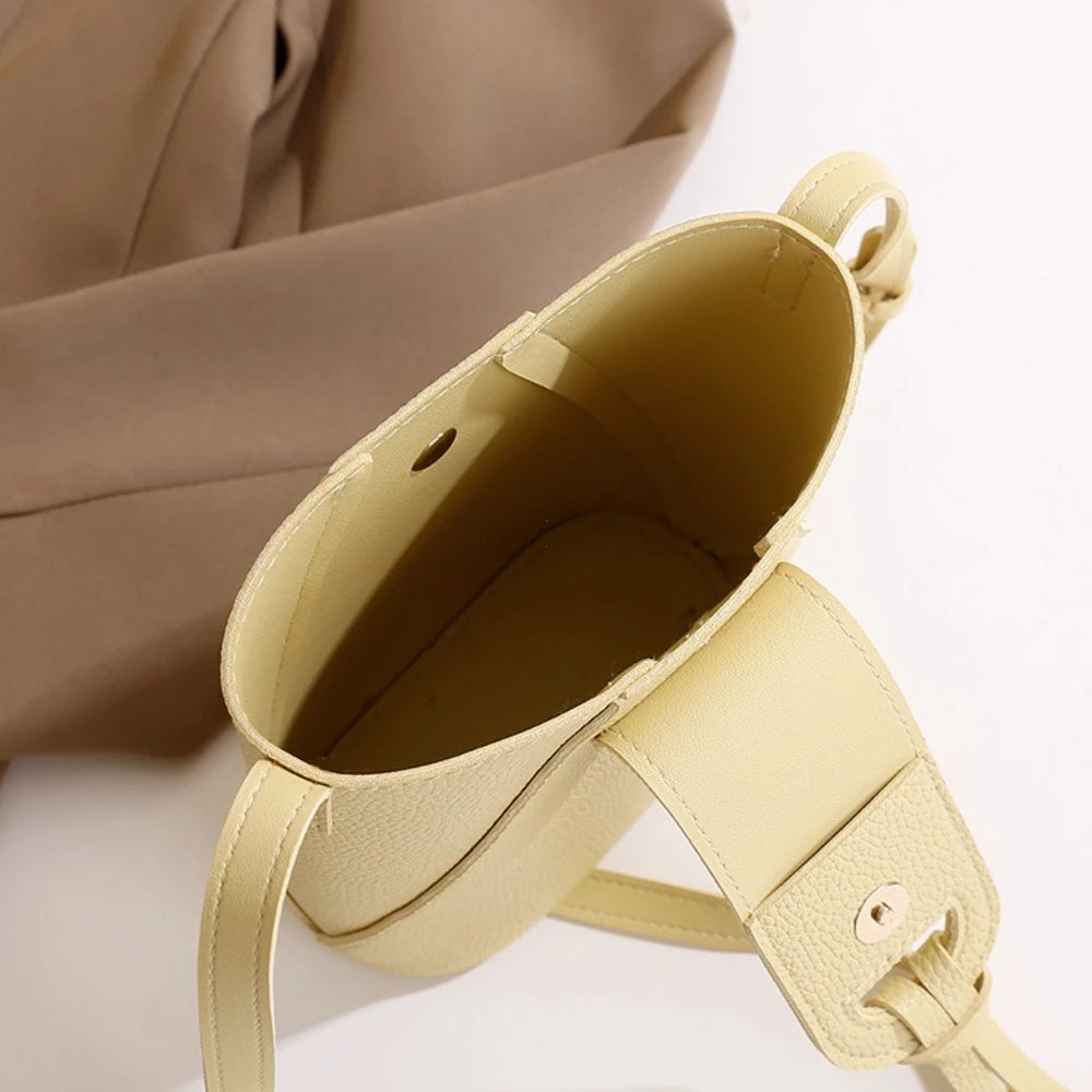 Ladies' Soft Hasp PU Leather Handbag Large Capacity Crossbody Bags for Women Solid Phone Purse Hot Selling Women's Shoulder Bags
