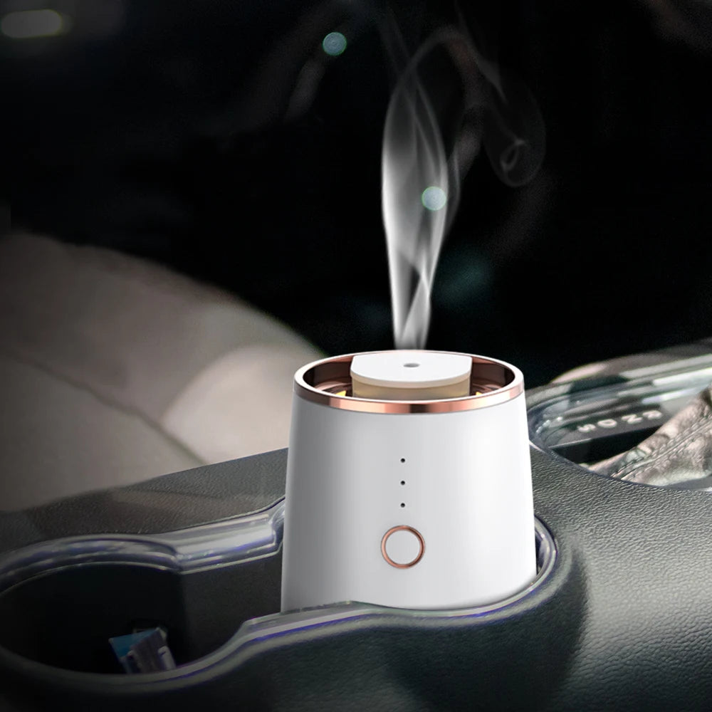 Mini Home Waterless Essential Oils Diffuser Car Fragrance Aromatherapy Diffuser Higher Atomizing Efficienc Home Air Freshener