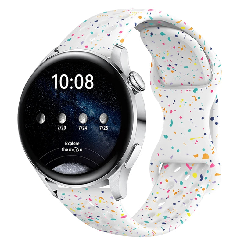 20mm 22mm Silicone Band For Huawei Watch GT6 GT6 Pro 46mm Sport Strap For Huawei Watch GT5Pro GT2 3 4 5 46mm 42mm /GT3Pro 43mm