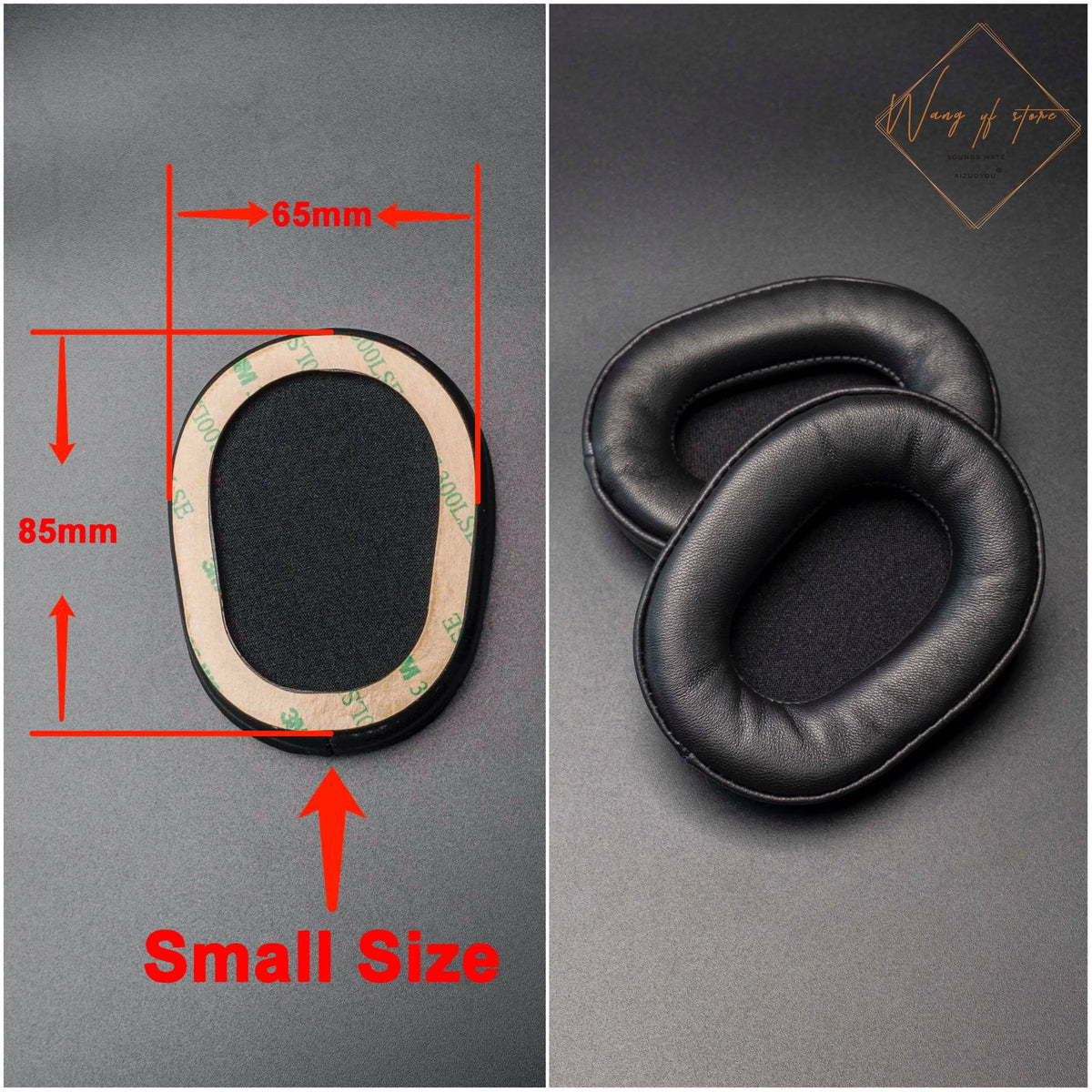 Sheepskin Ear Pads Foam Cushion For ULTRASONE ED 8 Palladium Ruthenium Edition 8 x  Headphone Real Leather Part