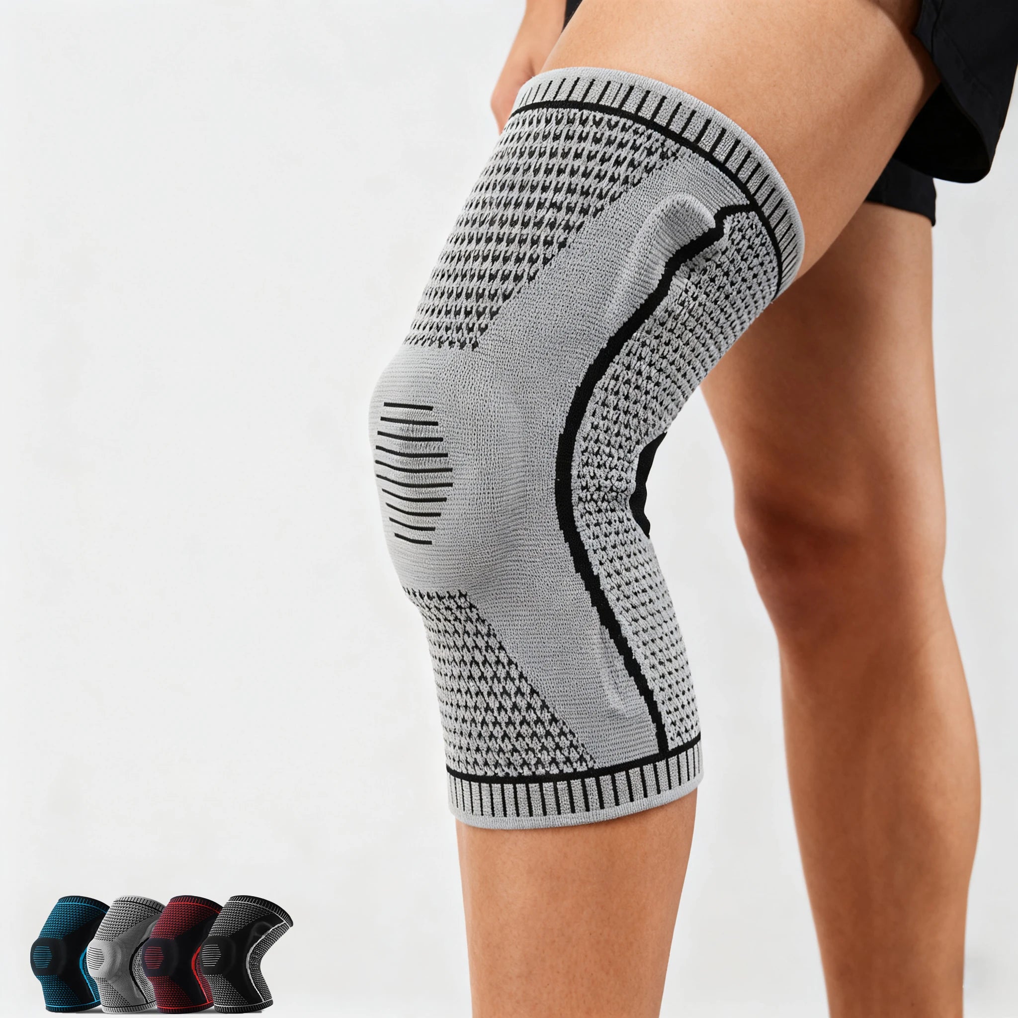 Double Compression Knee Sleeve Support for Knee Pain Sports Running Gym Joint Pain Relief Meniscus Tear Injury Recovery