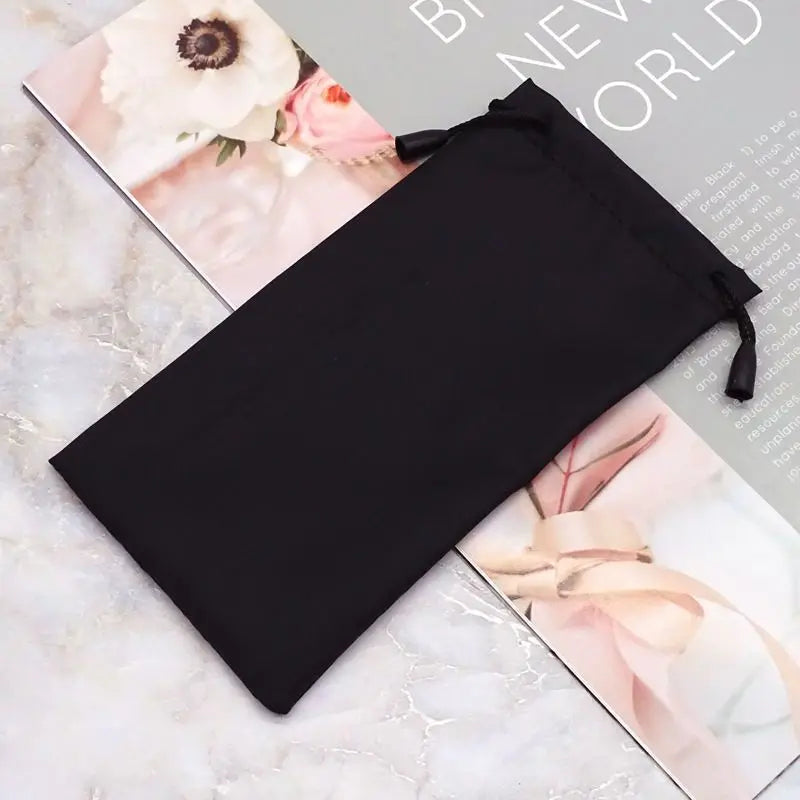 10 PCS Cloth Waterproof Sunglasses Bag Microfiber Dust Storage Pouch Glasses Carry Bag Portable Eyewear Case Container