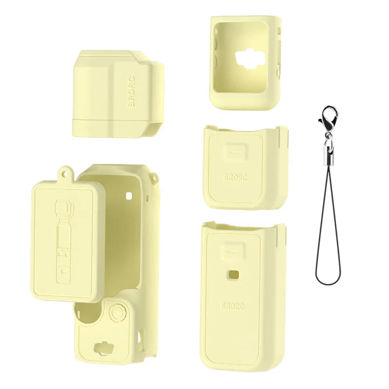 Case for DJI OSMO Pocket 4 Pro 4 3 Silicone Protective Cover Anti-Scratch Lens Cap Protector for Pocket4 Case Shell Accessories
