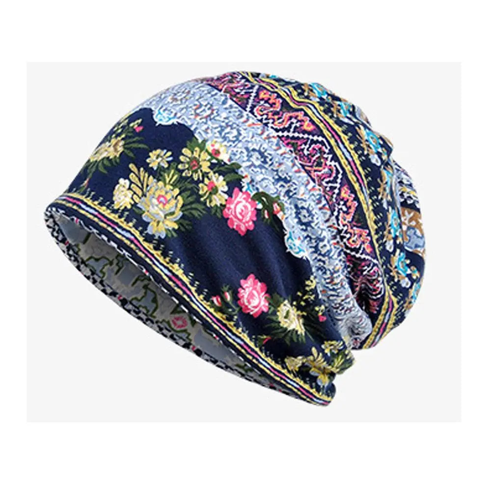 Cotton Soft Beanies Sleep Caps Winter Warm Chemo Hat Women Turban Hat Head Wrap Muslim Hijabs