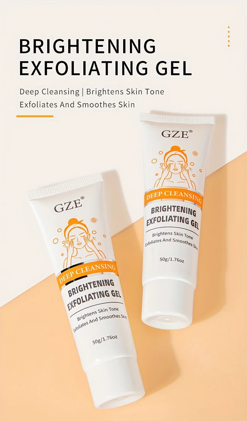 GZE Exfoliating Peeling Gel For Face, Facial Scrub Moisturizing Brightening Nourishing Repair Scrubs Face Cream Beauty Skin Care