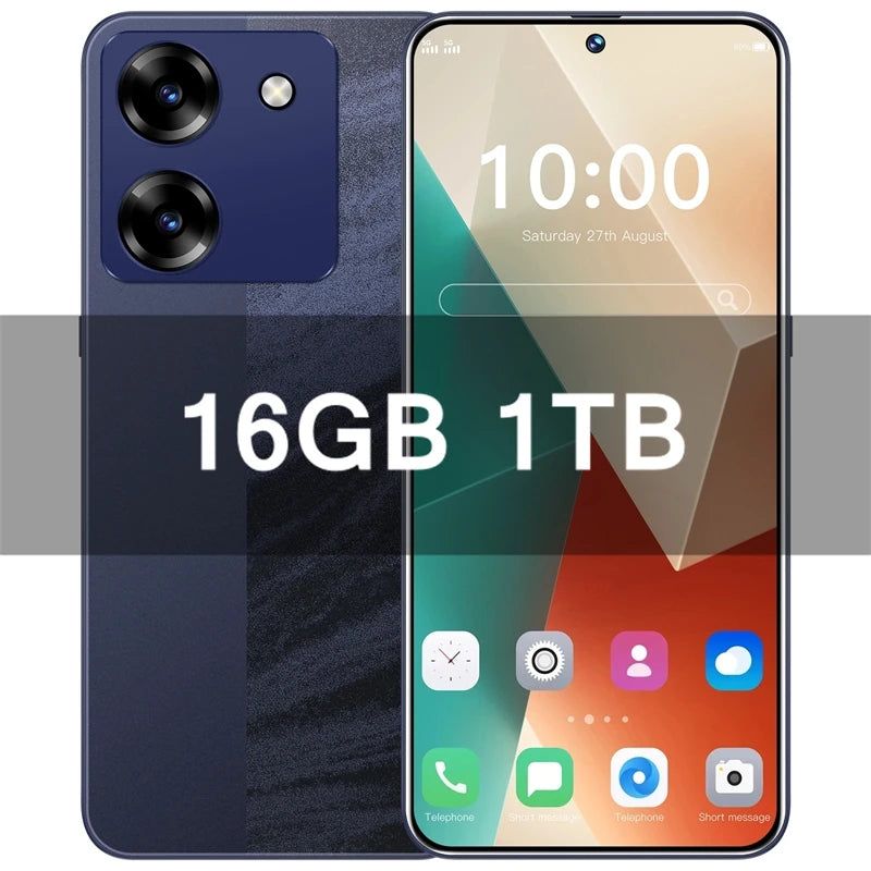 M7 Pro 12GB+512GB Smartphone 7.3inch 7800mAh 72+108MP Dual Android14 Cellphones Snapdragon8 gen3 SIM 5G Mobile phone AB22