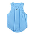 Summer Tank Top Mens Gym Fitness Training Clothing Quick Dry Silm Fit Bodybuilding Sleeveless Shirts Men Fashion Basketball Vest