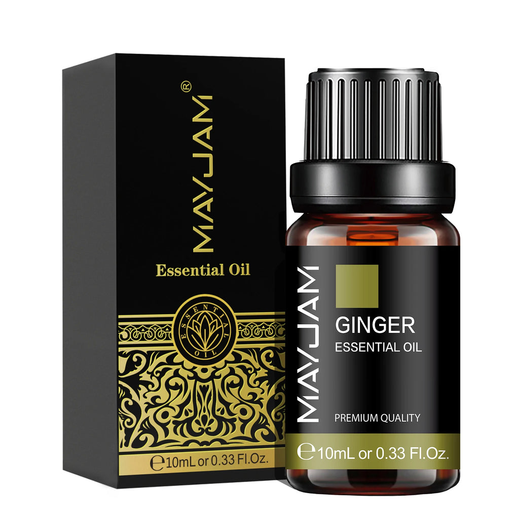 MAYJAM 10ML Myrrh Camphor Thyme Vetiver Cypress Cajeput Essential Oil For Humidifier Diffuser Burner Making Scented Candle