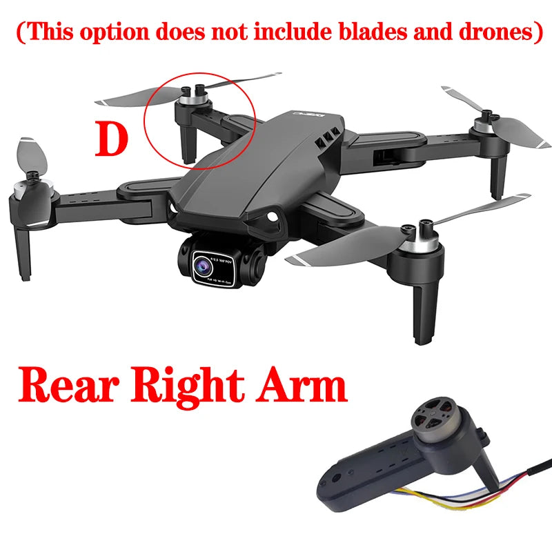 L900 Pro SE Mini Drone Original Propellers Spare Part for L900 Pro SE Paddles Drone Arm Replacement Accessories