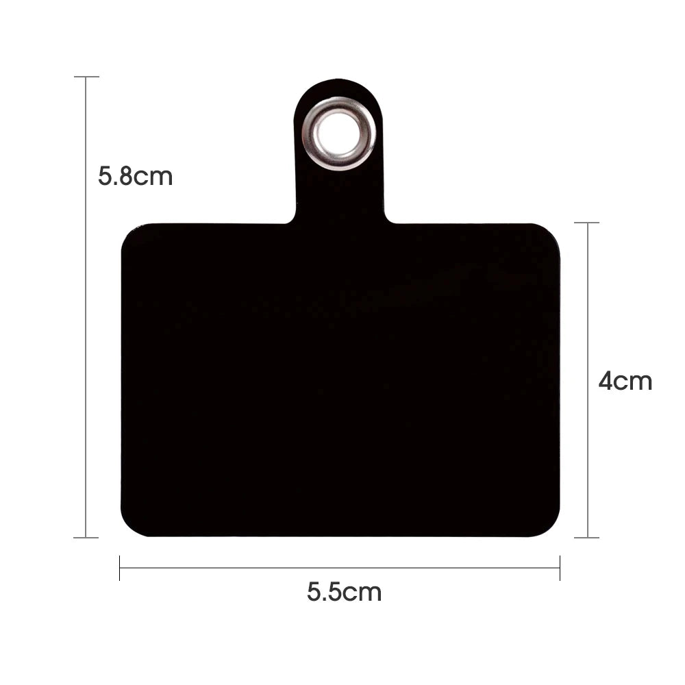 Transparent Matte Flexible Phone Lanyard Card Mobile Phone Universal Tether Tabs Hole Hanging Strap Patches Cord Clips Gasket
