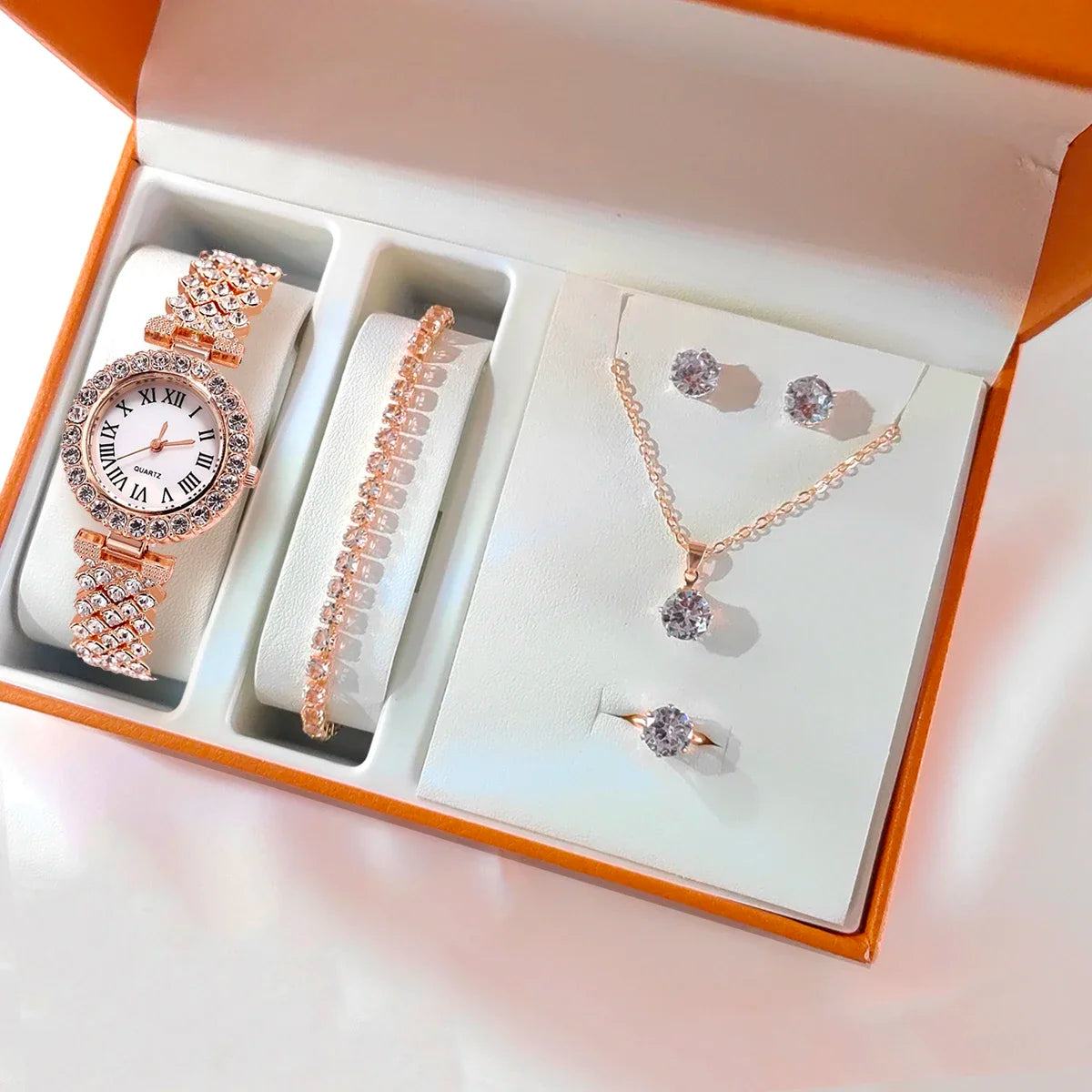 Fashion Women's Watches Simple Starry Sky Dial Luxury Quartz Watch Women Clock Gold Pointer Wristwatch for Women Boxless