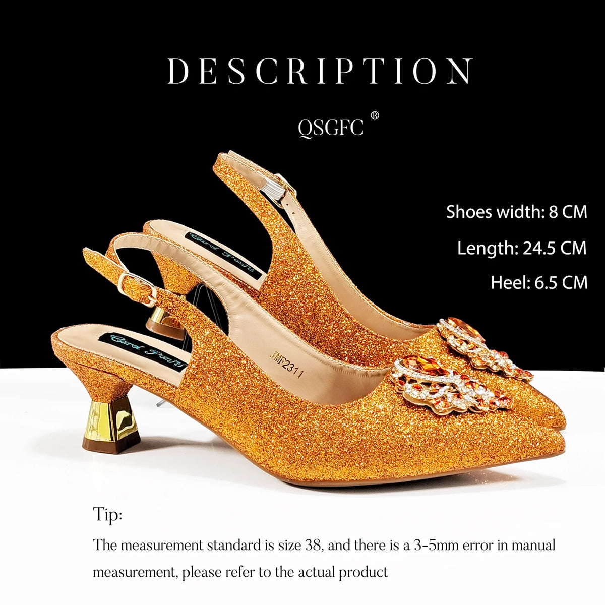 Hot Selling Elegant Noble Colorful Rhinestone Design White Color Party Wedding Pointed Toe High Heel Women Shoes and Bag Set