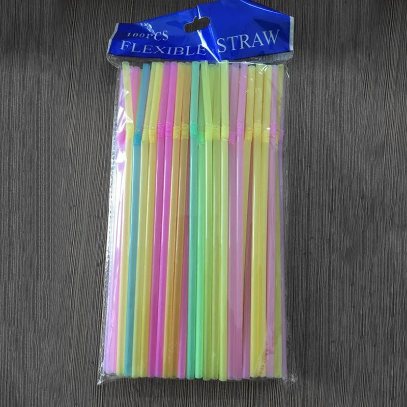 50-3000Pcs Multicolor Kitchen Beverage Straws Rietjes Drinking Straw Cocktail Rietjes Wedding Party Straws Accessories