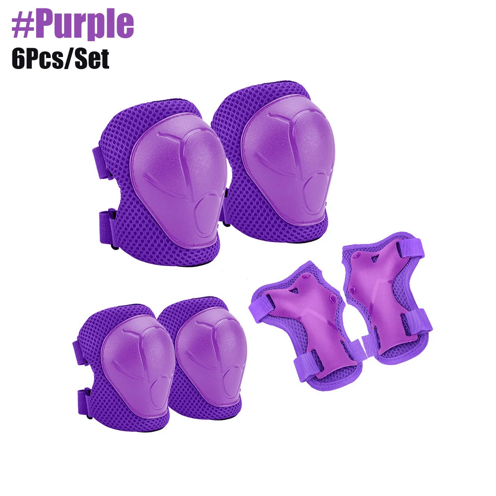 Kids Protective Gear Set Knee Pads for Kids 3-7 Years Toddler Knee and Elbow Pads with Wrist Guards for Skating Cycling Bike New