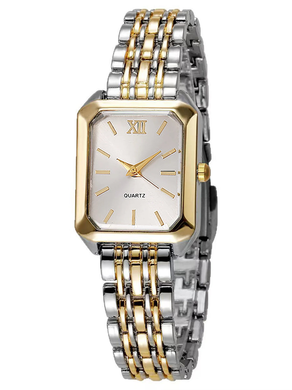 The lady's compact quartz watch and pendant jewelry set, suitable as a holiday gift, does not include the box.