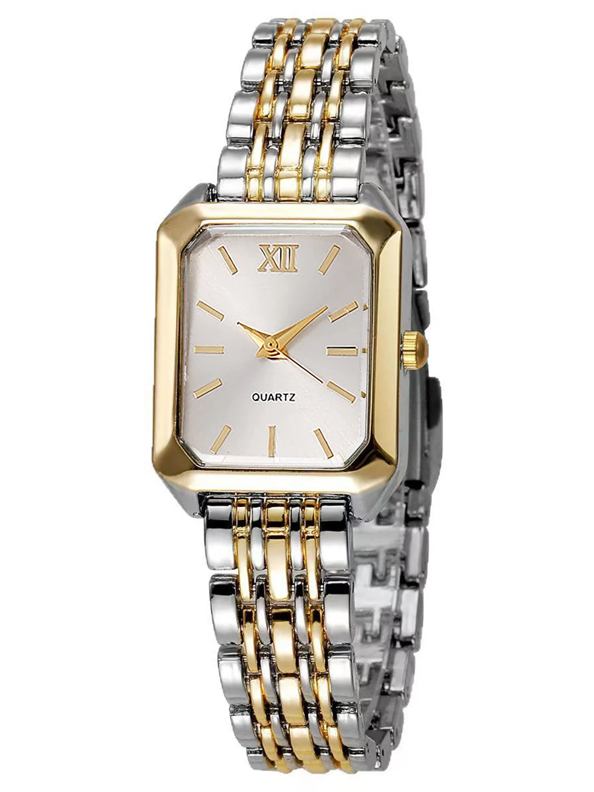 The lady's compact quartz watch and pendant jewelry set, suitable as a holiday gift, does not include the box.