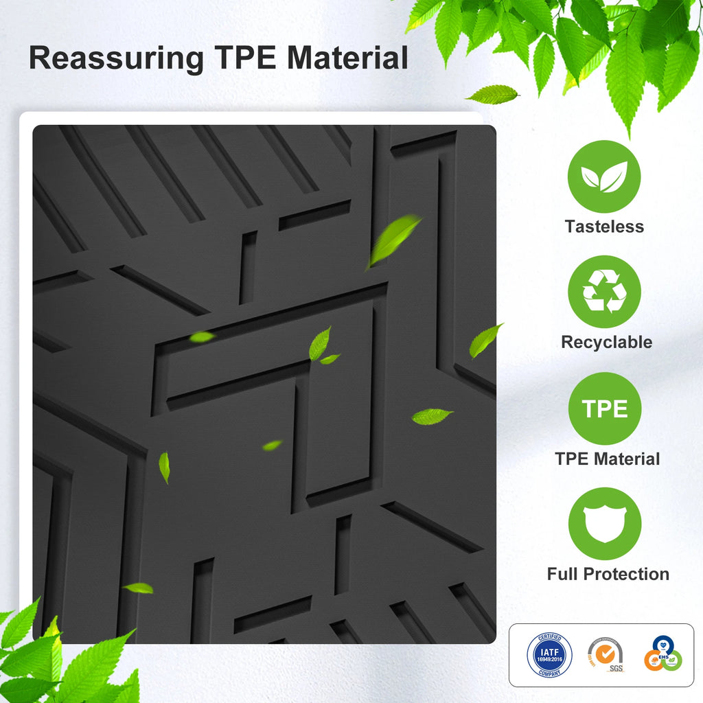 LUCKEASY Left /Right Drive for Zeekr 7X 2024-2026 Car Floor Mats Cargo Liner Backrest Trunk Pad Foot Mat All Weather Accessories