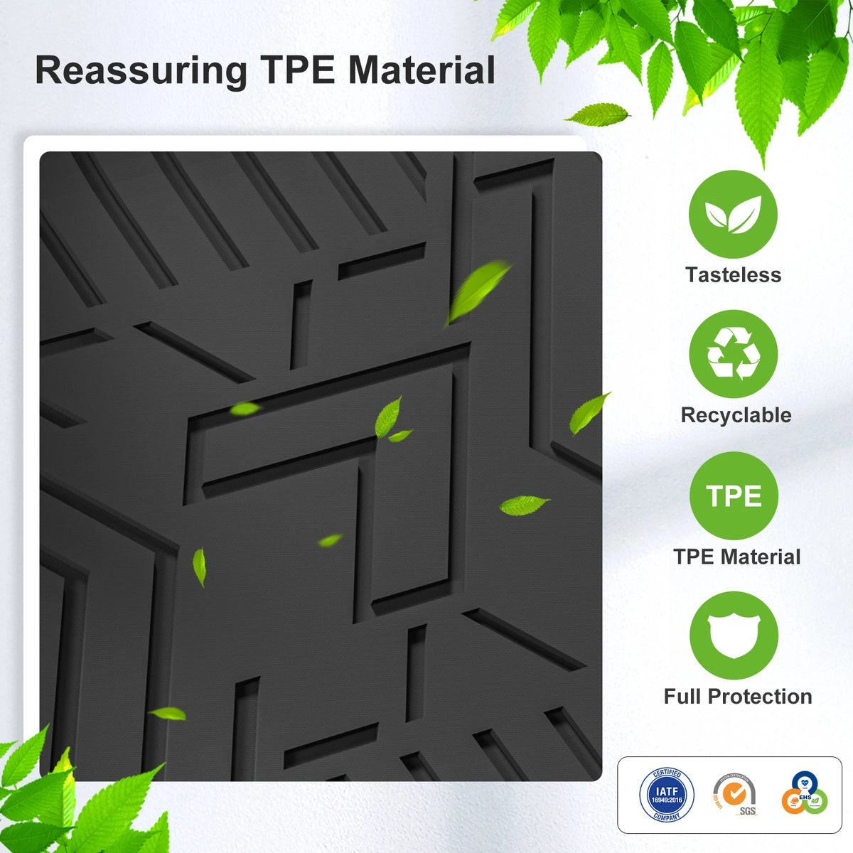 LUCKEASY Left /Right Drive for Zeekr 7X 2024-2026 Car Floor Mats Cargo Liner Backrest Trunk Pad Foot Mat All Weather Accessories