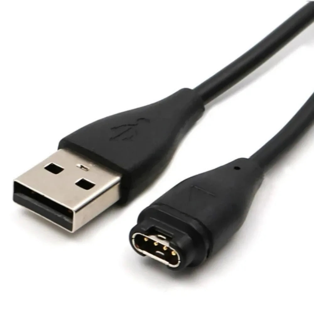 100cm USB Charging Cable For Garmin Fenix 8/7/7S/7X/6/6S/6X/5/5S/5X Forerunner 45 165 245 255 265 645 955 965 Vivoactive 5 Venu