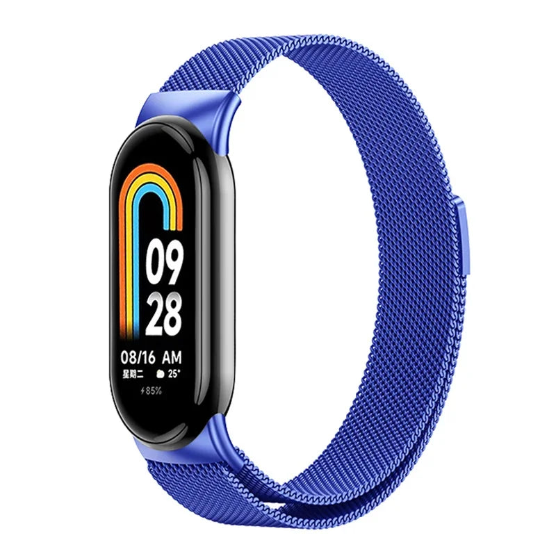 Milanese loop for Xiaomi smart Band 8-NFC Strap Sport wristband Miband8 smartwatch Replacement bracelet on Mi band 8 Accessories