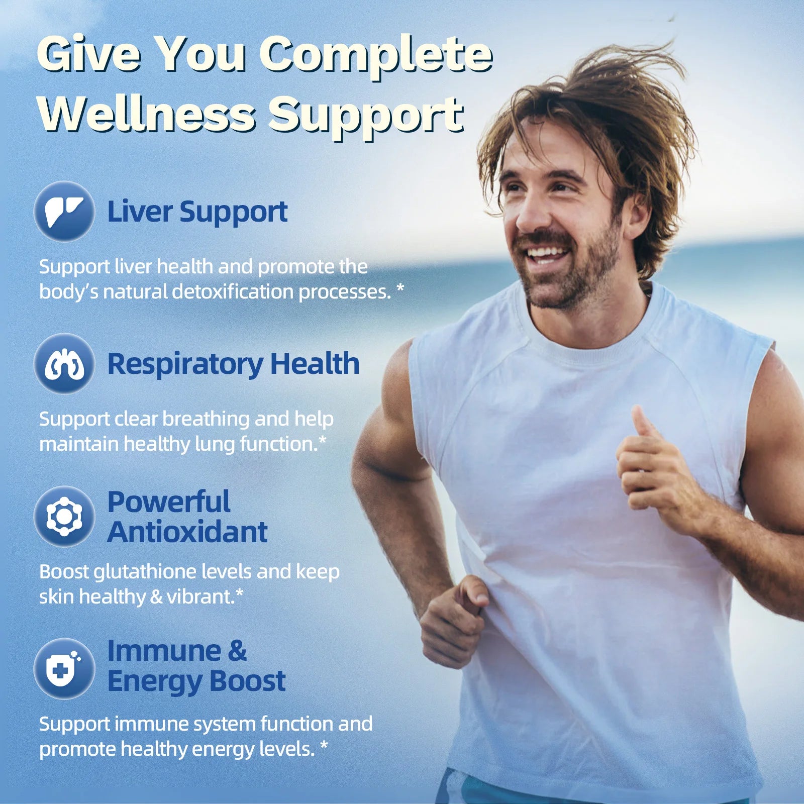 N-Acetyl-L-Cysteine NAC Supplement with Milk Thistle,Selenium for Liver & Kidney Support,Lung,Antioxidants & Immune Support