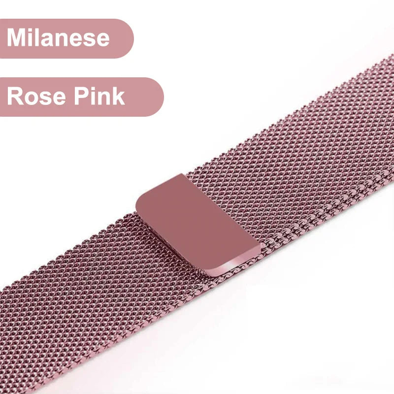 Metal Strap For Samsung Galaxy Watch 4 5 6 Active 2 40mm 44mm Band Watch 3 4 Classic Milanese Magnetic Loop Replacement Bracelet