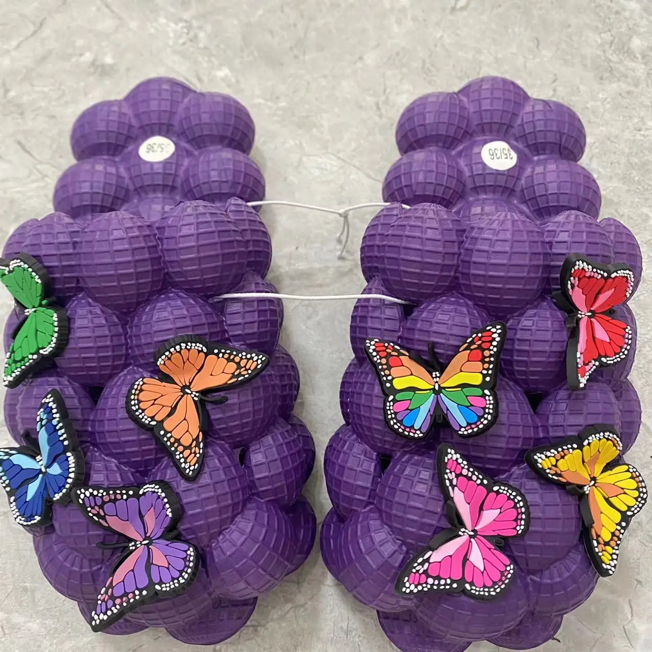 Unisex Summer Slides For Women Outdoor Close Toe Slippers Bubble Massage Litchi Sandals Brand Fashion Designer Sandals Men Clogs