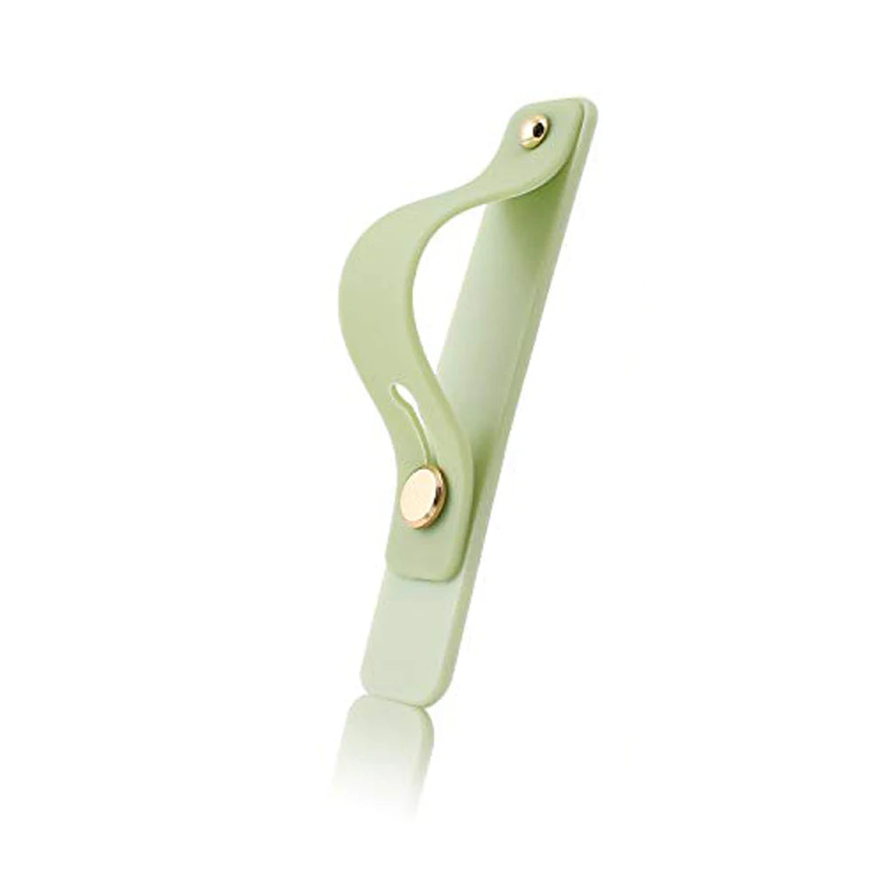 Wrist Band Hand Band Finger Grip Mobile Phone Holder Stand Push Pull Universal Plain Color Phone Socket Holder for iPhone Xiaomi