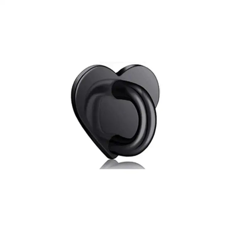 Adhesive Metal Heart Phone Charm Holder Mobile Phone Xyun Finger Ring Stand Hooks Buckle Charms Clasp DIY Accessories String