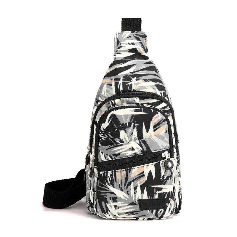 Women Mini Backpack Small Chest Bag Oxford Cloth Waterproof Fashion Messenger Bag Female Sports Bag Travel Bagpack Crossbody Bag
