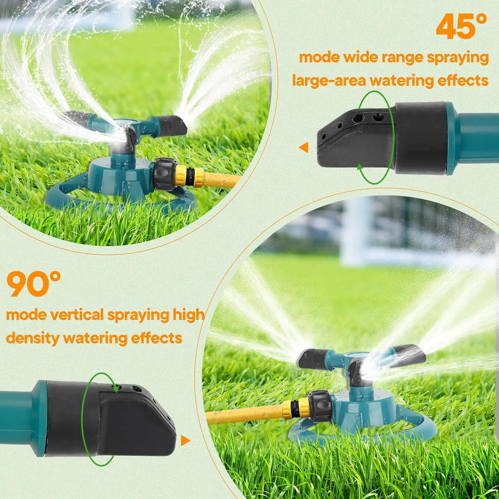 Sprinkler Nozzle 360 Degree Automatic Rotating Water Spray Garden Lawn Automatic Sprinkler Garden Watering Irrigation Supplies