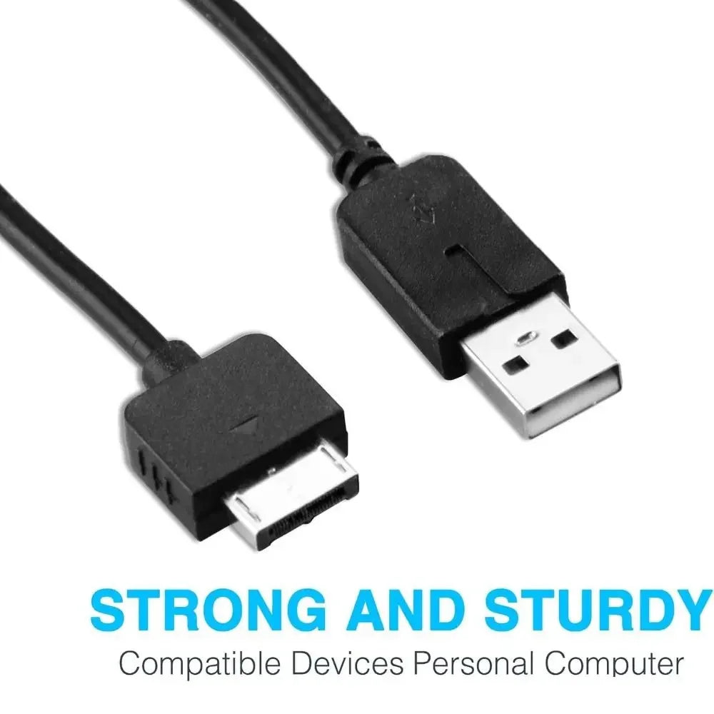 2 in 1 USB Charging Cable 1M Game Machine Charger Cable Transfer Adapter Wire Data Charging Data Cord For Playstation Vita 1000
