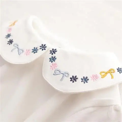 Children's  Shirts School Girls White Tops Long Sleeve Lace Shirts Kids Shirt Baby Toddler Teen Casual Children Clothes