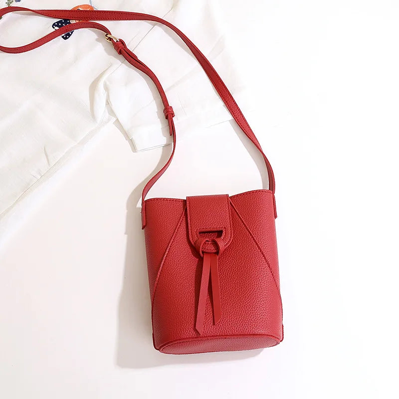 Ladies' Soft Hasp PU Leather Handbag Large Capacity Crossbody Bags for Women Solid Phone Purse Hot Selling Women's Shoulder Bags