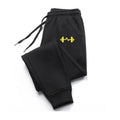 2024 Barbell Printed Fleece Men's Trousers Autumn Winter Pants Fashion Drawstring Casual Male Sweatpants Jogging Sports Pants