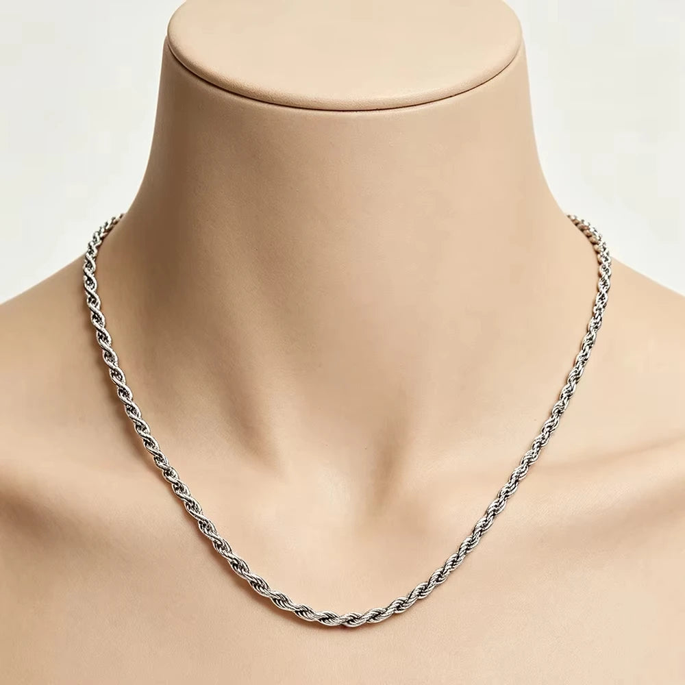 S925 silver clover thread lock bow necklace suitable for women's daily wear DIY exquisite jewelry gifts
