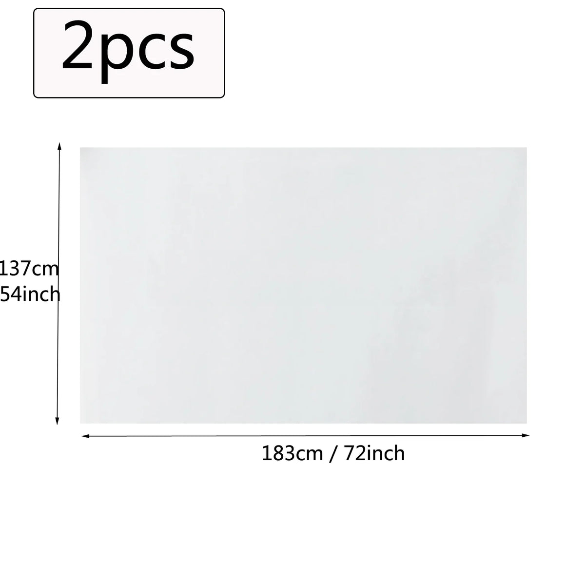 White Disposable Table Covers Cloth Tablecloth Easy Cleanup PE Plastic Rectangle Tablecloth for Party Wedding 10/5/2pcs
