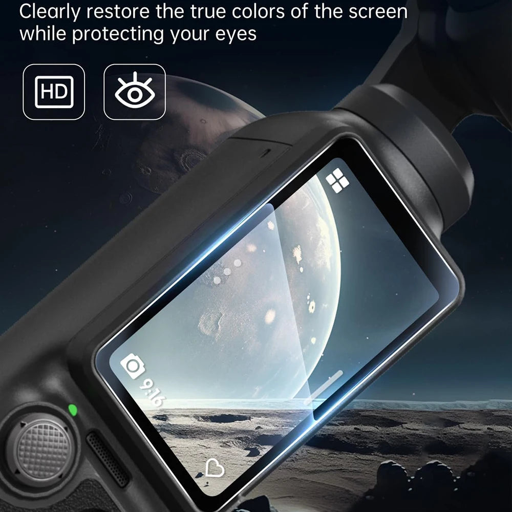 Lens Protector+Screen Protector For DJI Osmo Pocket 4 3 Easy Install Auto-Alignment Kit Tempered Glass Films For DJI Pocket 3 4